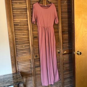 Nursing maxi dress